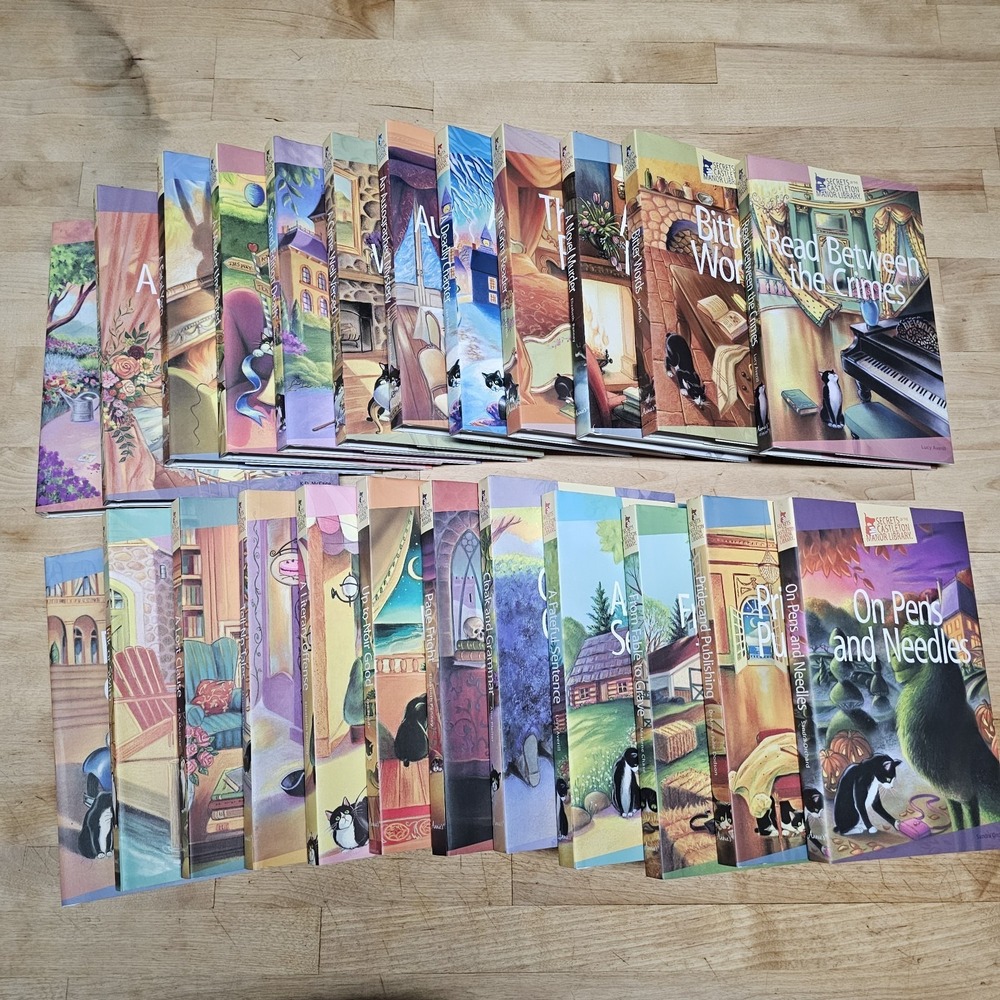 Annies Secrets of the Castleton Manor Library HC DJ COMPLETE SET Lot of 24 NEW